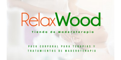 PACK CORPORAL PARA TERAPIAS Y TRATAMIENTOS DE MADEROTERAPIA