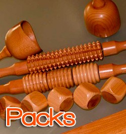 Packs Holz-Therapie